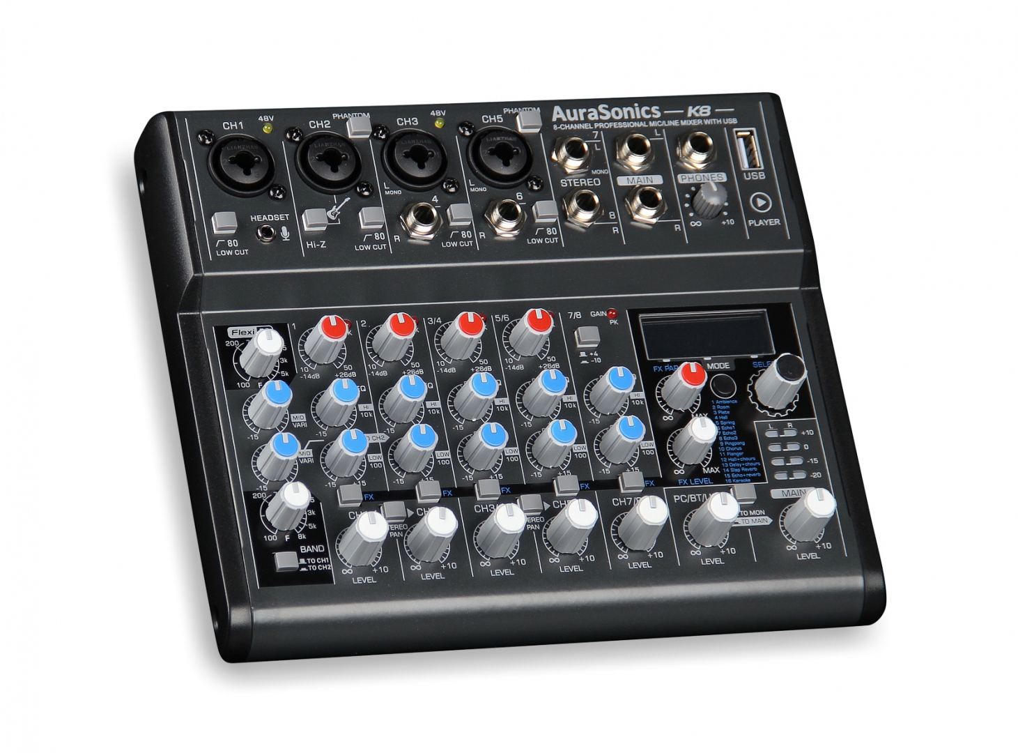 AuraSonics K8 компактный микшерный пульт в Лыткарино