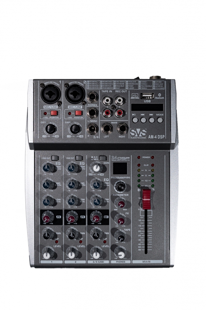 SVS Audiotechnik mixers AM-4 DSP Аналоговый микшерный пульт, 4-канала в Лыткарино
