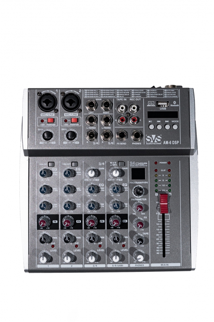 SVS Audiotechnik mixers AM-6 DSP Микшерный пульт аналоговый, 6-канальный SVS Audiotechnik mixers в Лыткарино