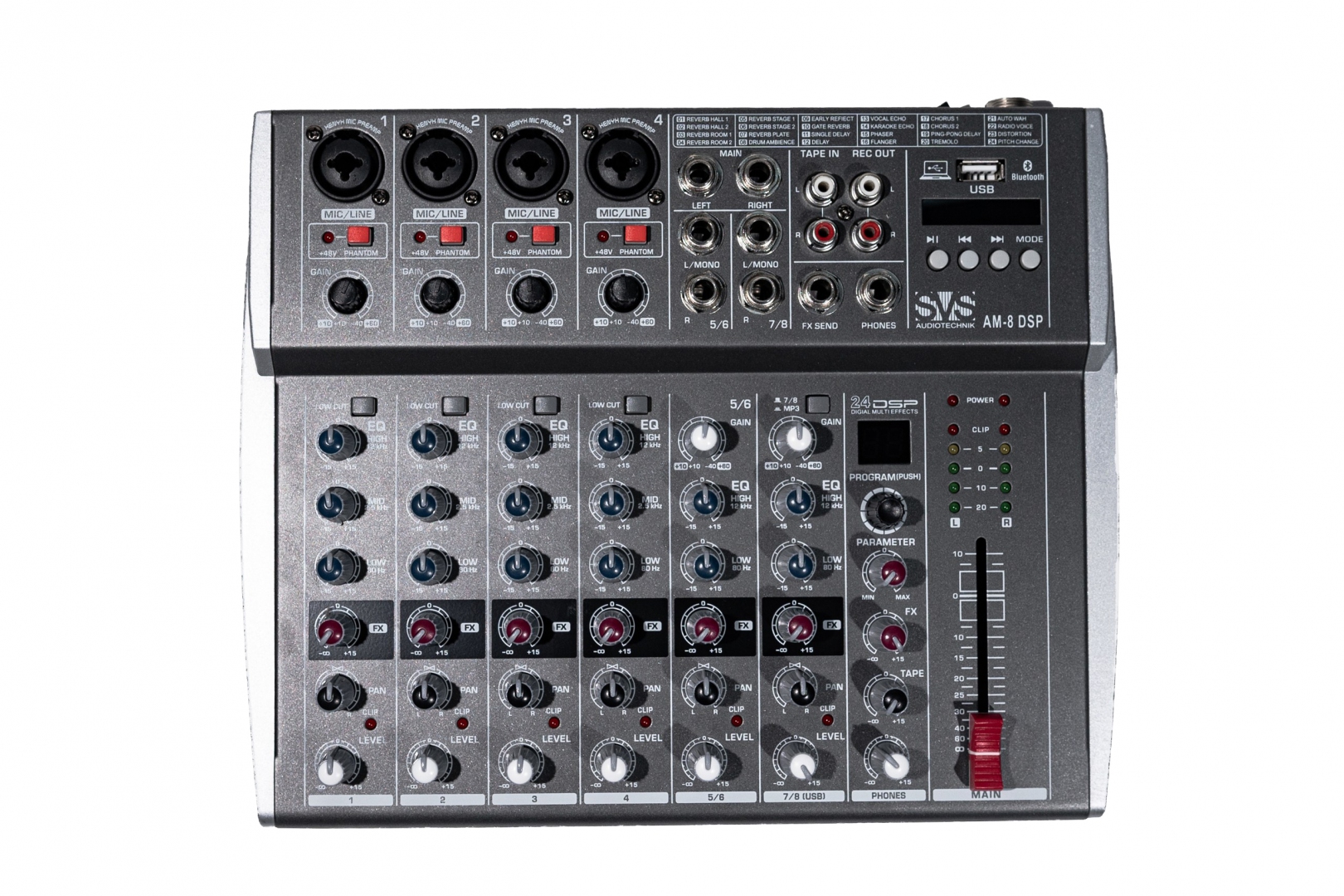 SVS Audiotechnik mixers AM-8 DSP Микшерный пульт аналоговый, 8-канальный в Лыткарино
